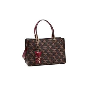 Bolsa Chenson Monograma Cristal Com Divisórias Café