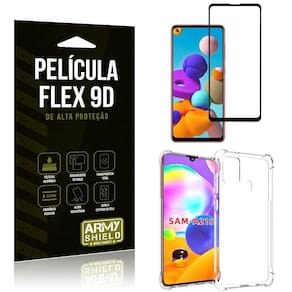 Capa Anti Impacto+Película Nano 9D Galaxy A21S