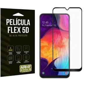 Capinha Anti Shock Samsung A30 Película Flex 9D - Armyshield