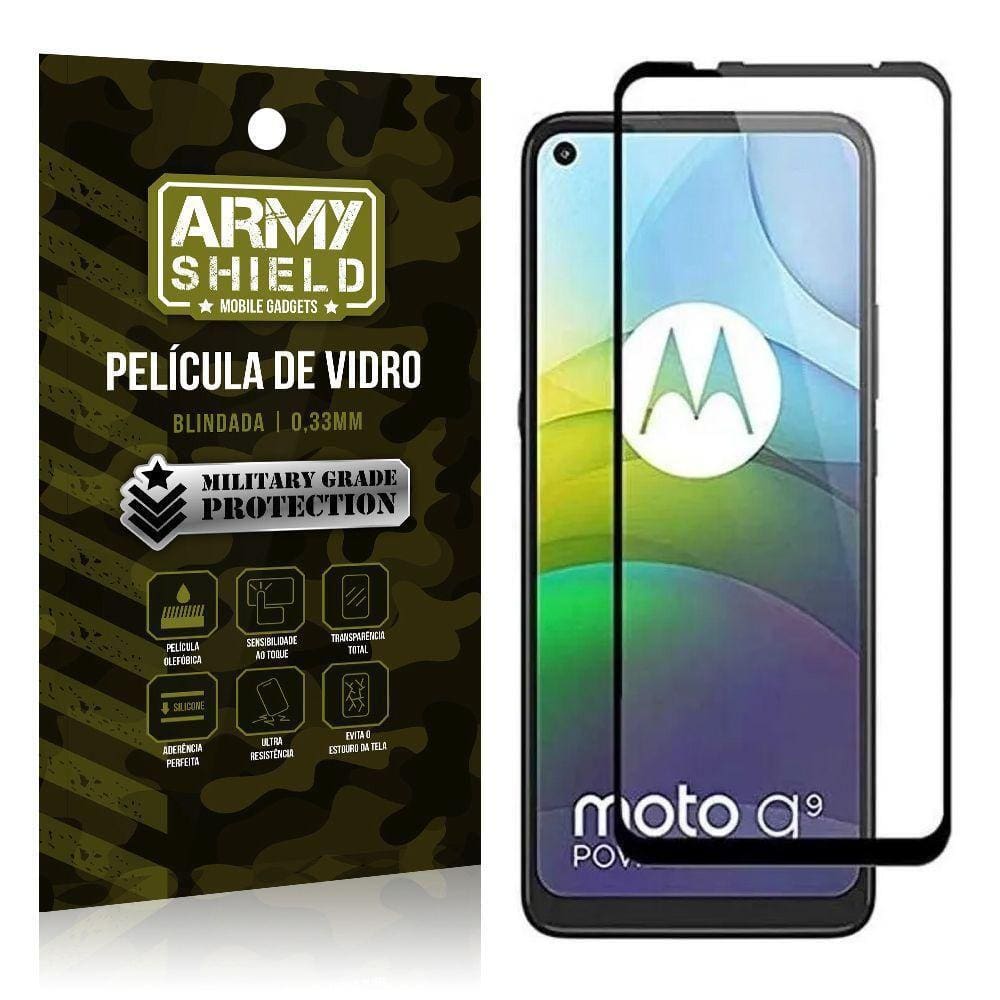 Película Vidro Blindada Para Moto G9 Power Tela 6,8