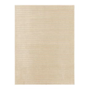 Tapete Realce Listrado Alto Relevo 200X300 2X3 Creme Marfim