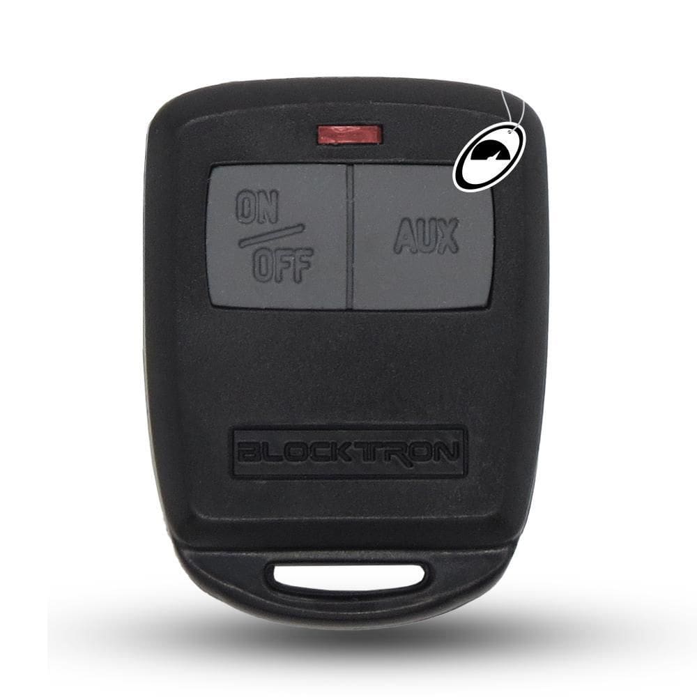Controle 2 Botões Alarme Blocktron Antigo Led Vermelho