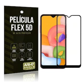 Película Flex 5D Cobre A Tela Toda Blindada Galaxy A01
