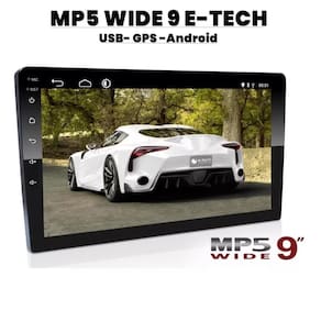 Mp5 Wide 9 Polegadas Car Play Android Bluetooth Gps E-Tech