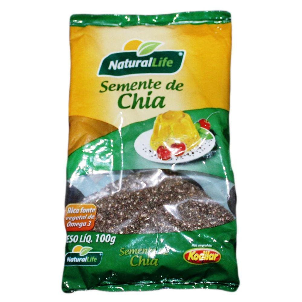 Semente De Chia 100G Natural Life - Kodilar