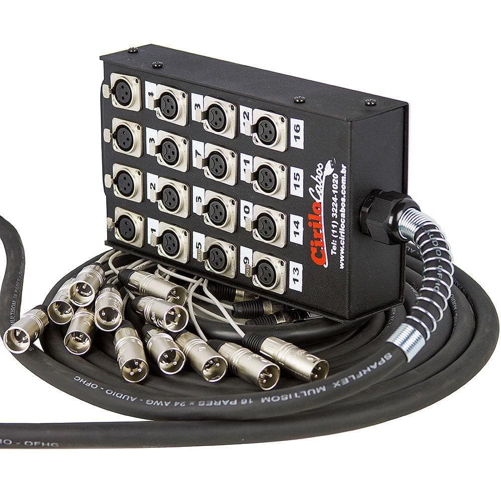 Medusa 16 Vias Montada Com Conectores Santo Ângelo 5 Metros