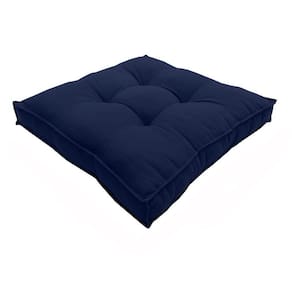 Almofada Futon Decoração 70X70 Cm Azul Marinho