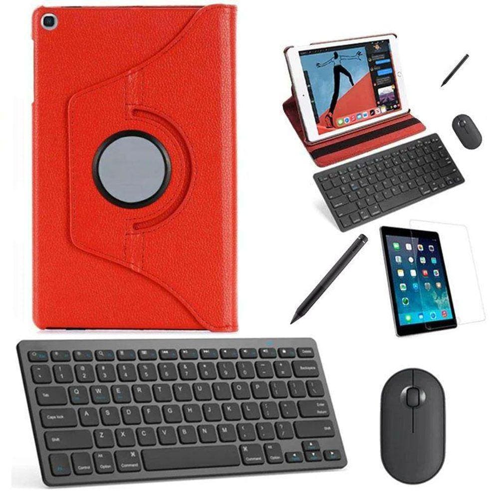 Capa 360 Verm Teclado, Mouse, Pel, Stylus Galaxy Tab A T290