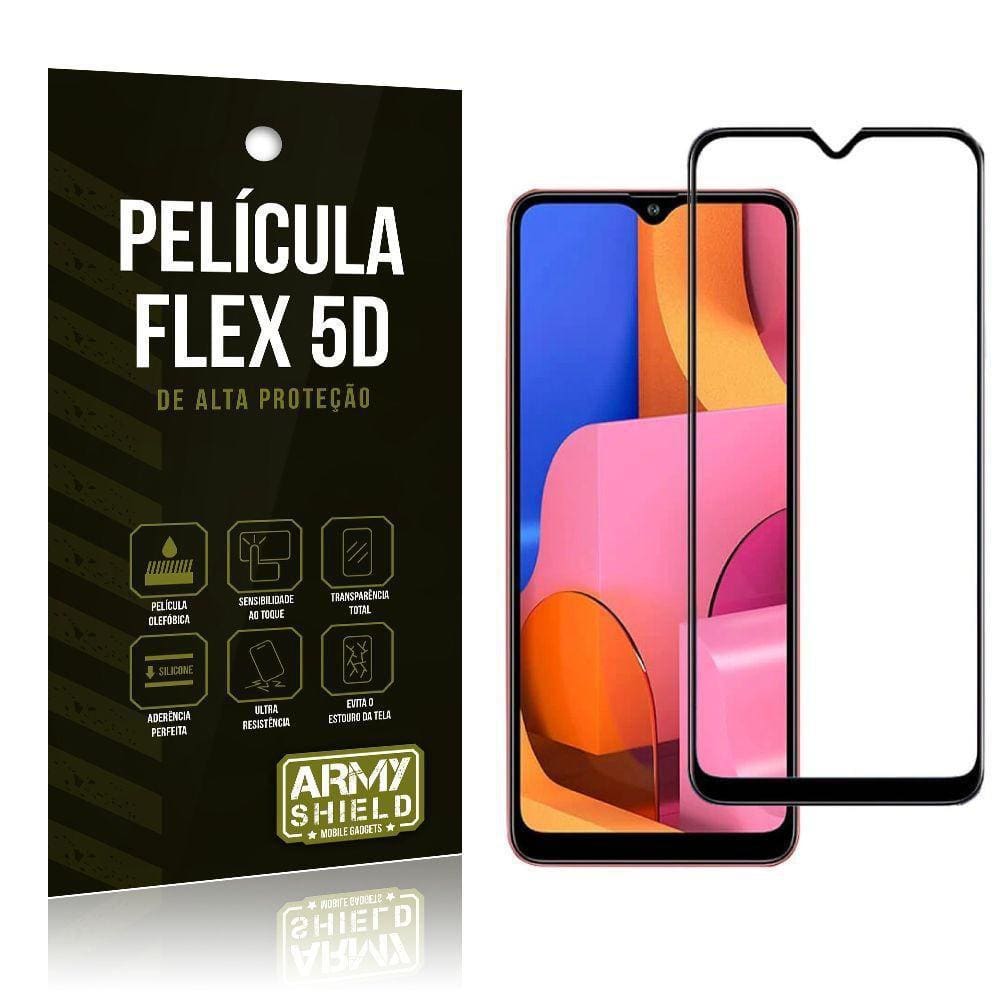 Película Flex 5D Cobre A Tela Toda Blindada Galaxy A20S