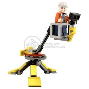 Blocos De Montar Time De Construção Robô Compatível Com Lego