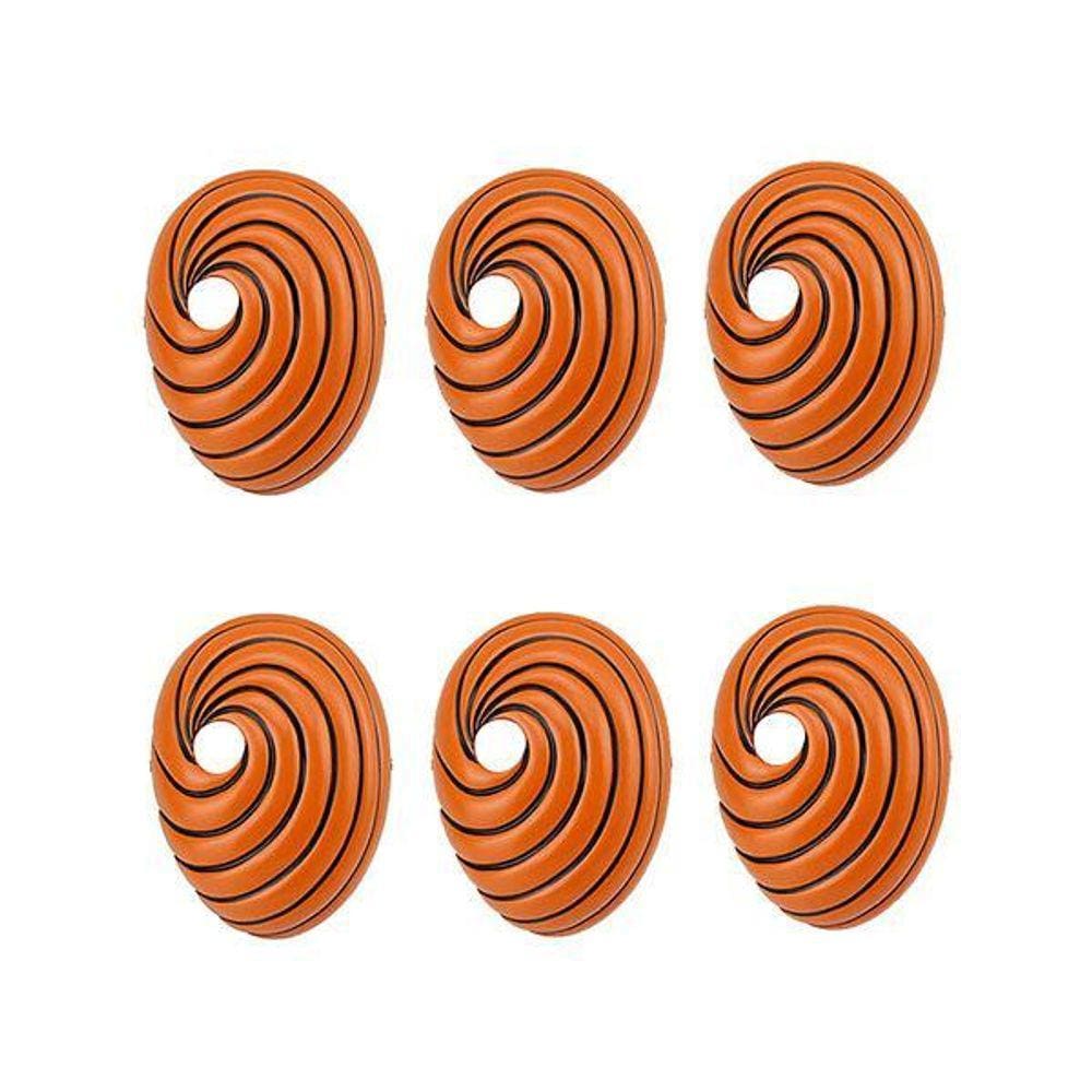Kit 6 Máscara Anime Naruto Tobi Obito Uchiha Akatsuki