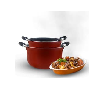 Kit 2 Caçarolas Tamanho Grande Familia Dona Chefa Anti