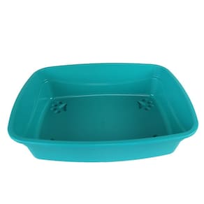 Caixa De Areia Alta Para Gatos - Bandeja Sanitária Verde