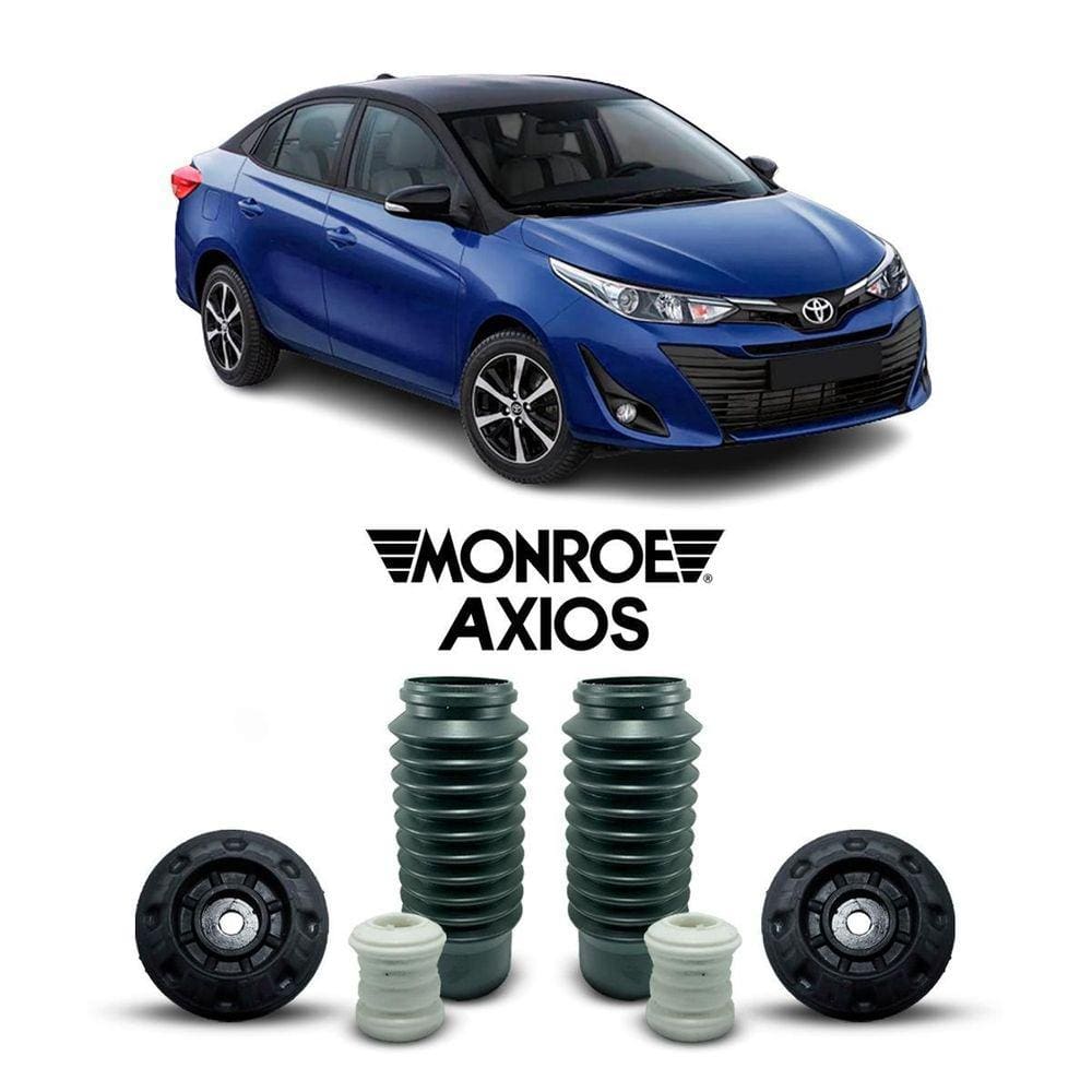 Par Kit Batedor Batente Dianteiro Toyota Yaris 2018 Até 2022