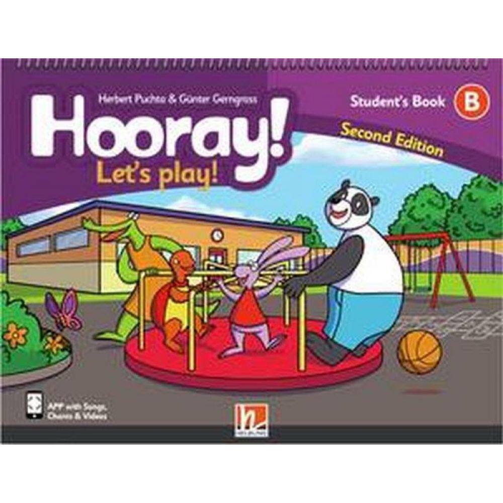 Hooray! Let`S Play! Level B - Student`S Book - E-Zonekids, App, Stickers- Second Edition