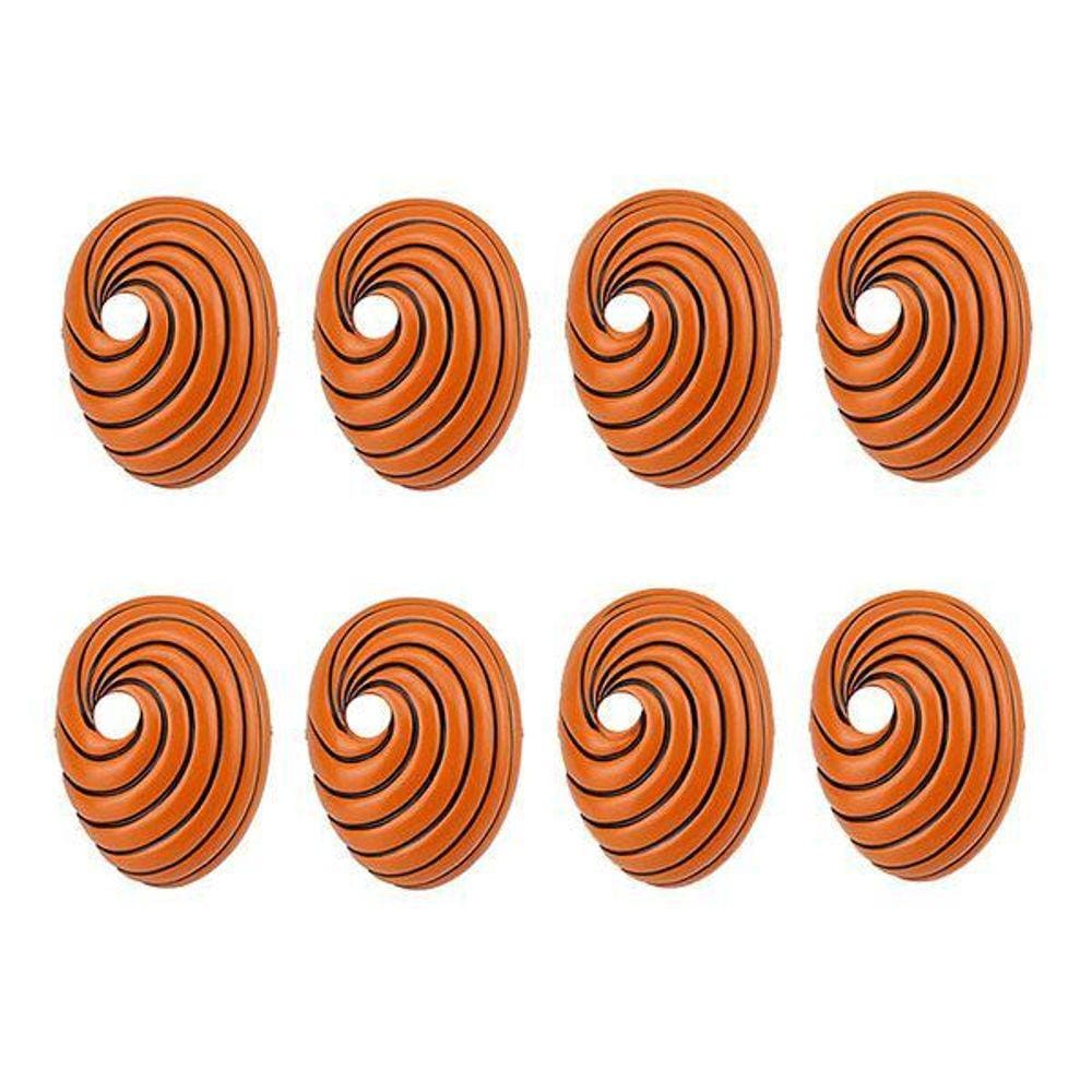 Kit 8 Máscara Anime Naruto Tobi Obito Uchiha Akatsuki