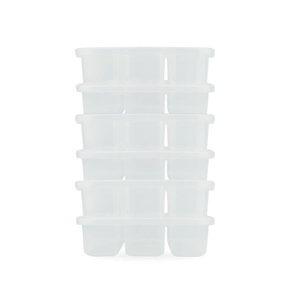Conjunto 6 Pote Conservador Alimentos 3 Divisórias Nitron