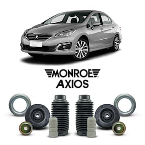 Par Kit Suporte Rolamento Dianteiro Peugeot 408 2015 A 2019