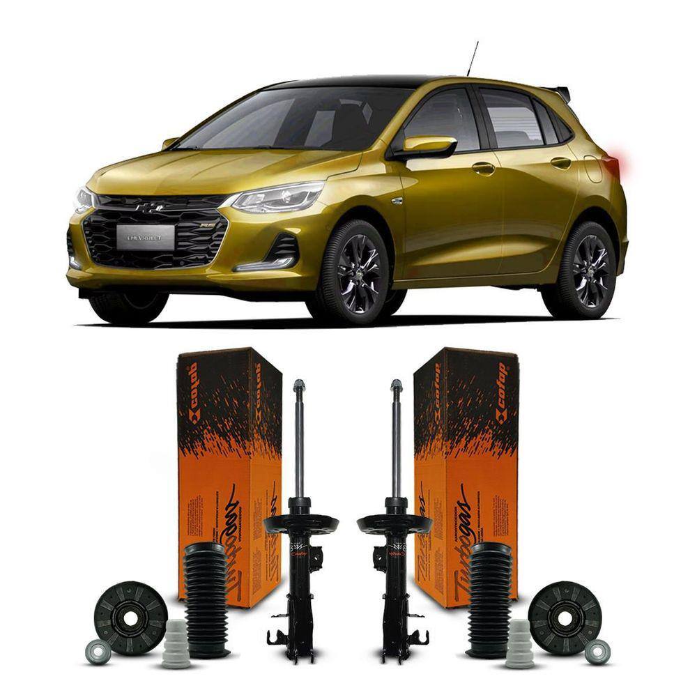 Amortecedor Kit Coxim Flange Dianteiro Onix Rs 2019 A 2023