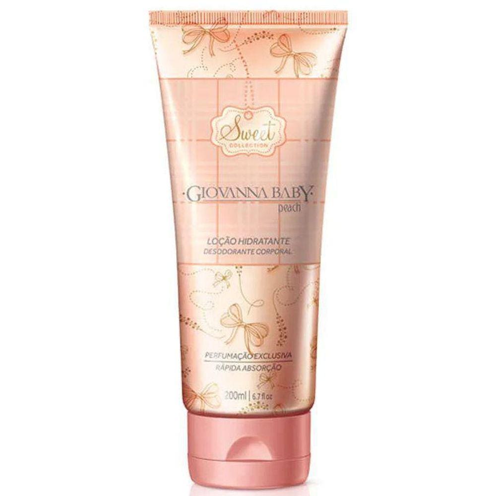 Loção Hidratante Desodorante Giovanna Baby Peach 200Ml