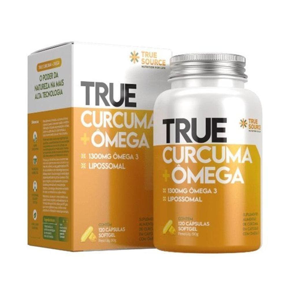 Kit 2X: True Curcuma + Ômega True Source 120 Cápsulas