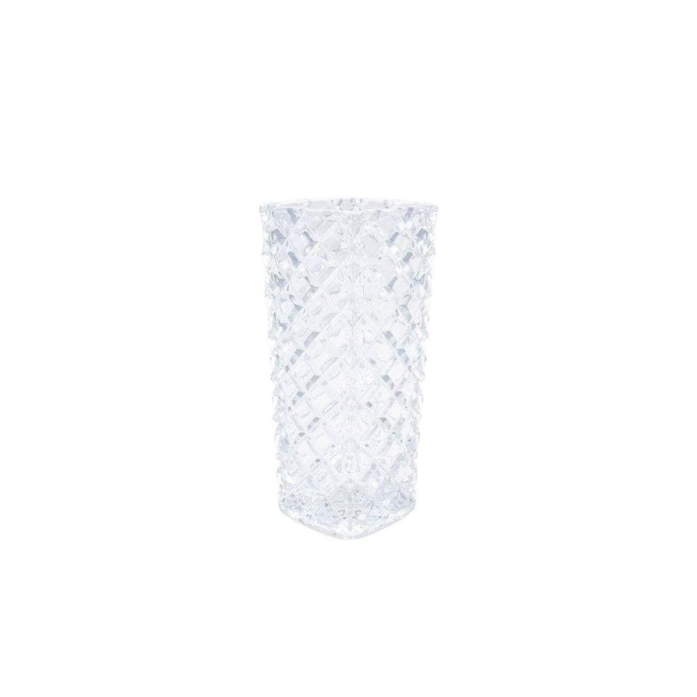 Vaso Glassware Losango Vidro 15 Cm