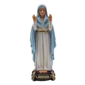 Imagem Nossa Senhora Do Equilibrio Importada Resina 20 Cm
