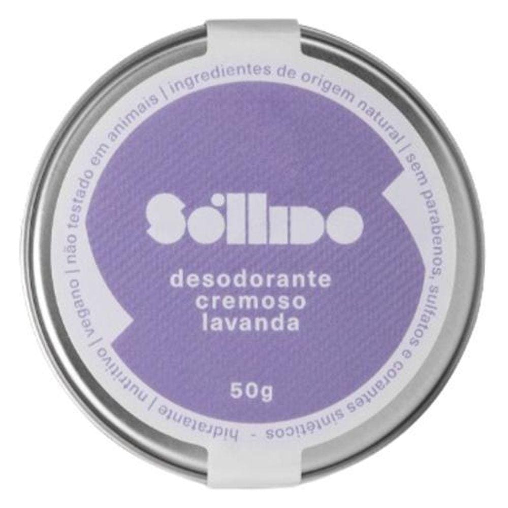 Kit 2X: Desodorante Cremoso Lavanda Sóllido 50G