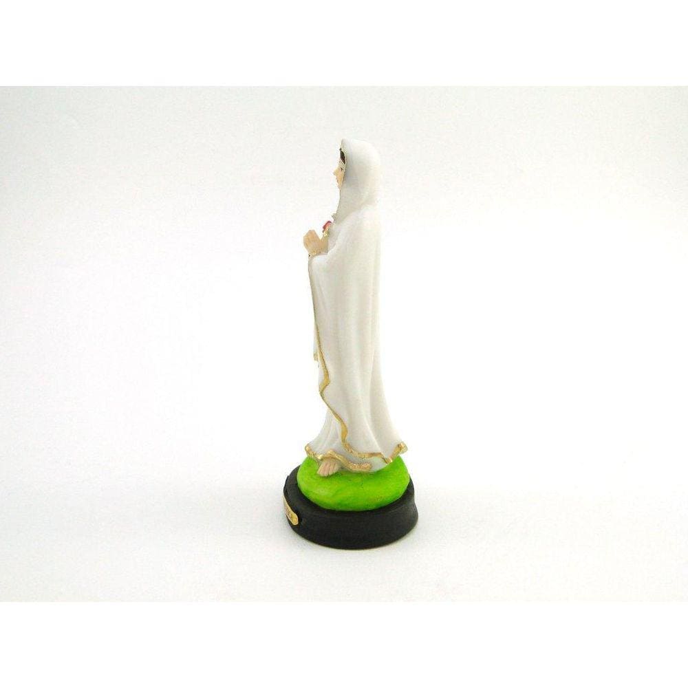 Imagem Nossa Senhora Rosa Mística Resina 14 Cm