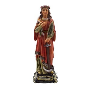 Imagem Santa Filomena Importada Resina 20 Cm