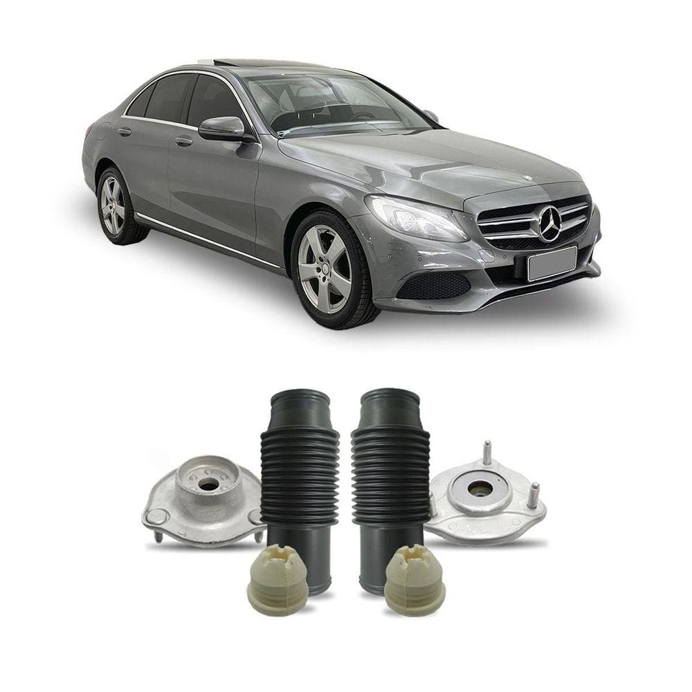 Par Kit Suporte Batente Dianteiro Mercedes C200 2015 A 2019