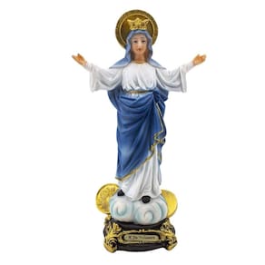 Imagem Nossa Senhora Da Medianeira Importada Resina 20 Cm