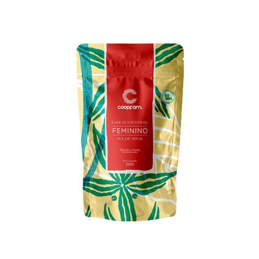 Kit 2X: Café Feminino Sustentável Moído Coopfam 250G