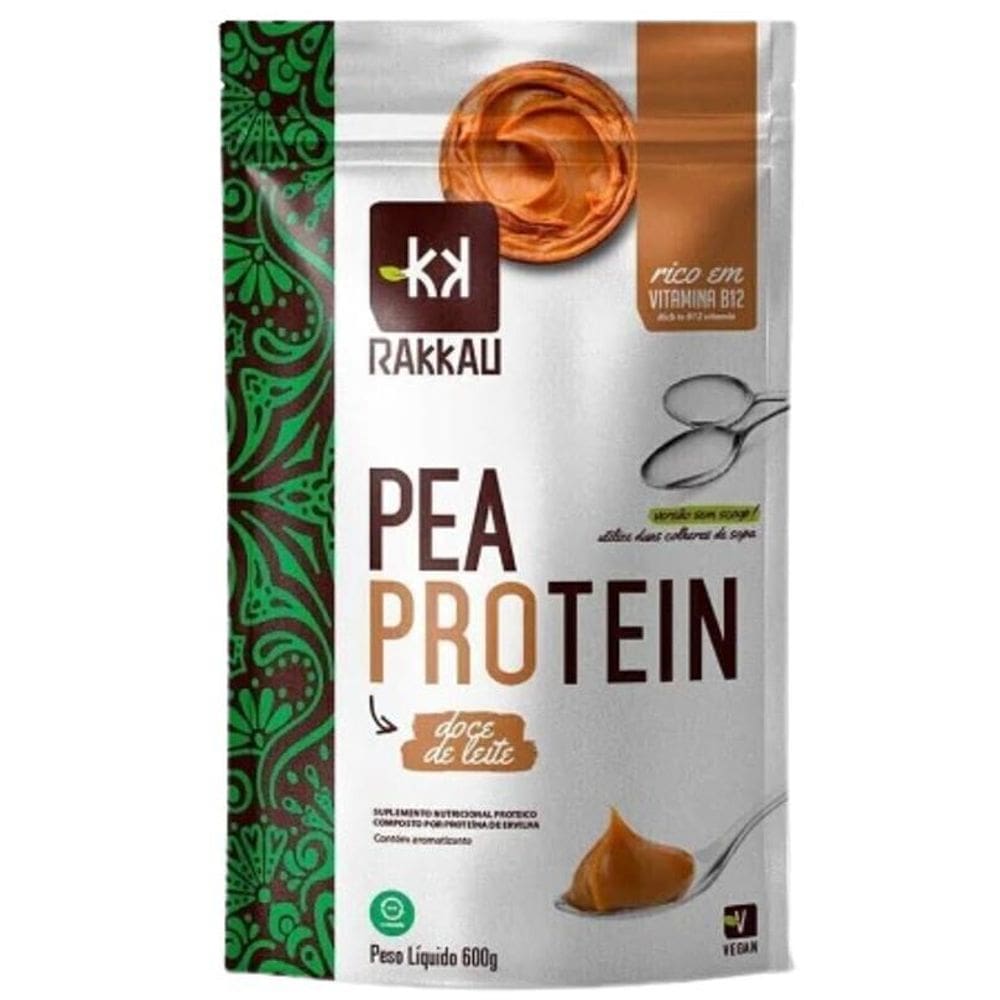 Pea Protein Doce De Leite Vegana Rakkau 600G