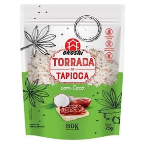 Kit 6X: Torrada De Tapioca Com Coco Okoshi 75G