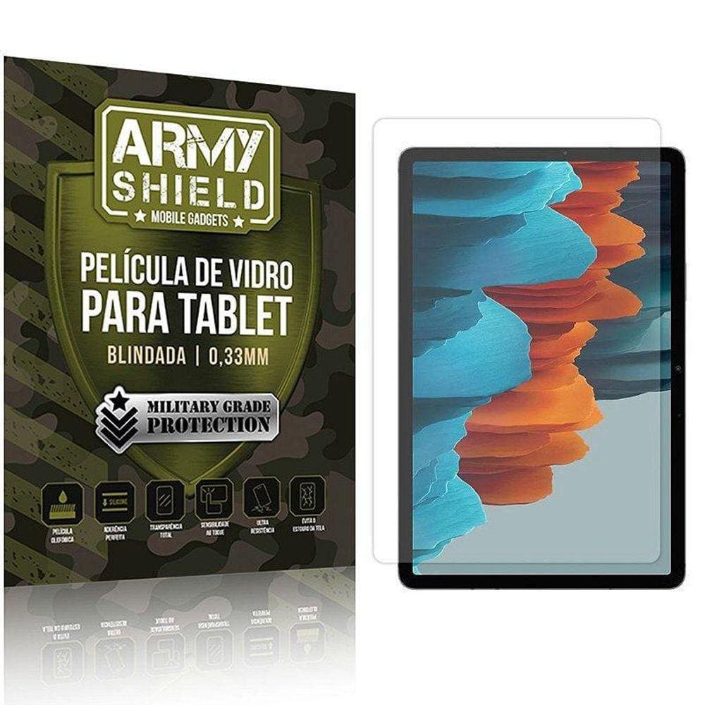 Kit Capa Giratória + Película Vidro Galaxy Tab S7 Plus 12.4`