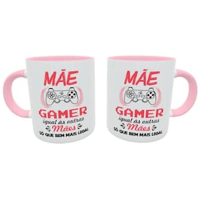 Caneca Geek Mãe Gamer Presente Criativo Dia Das Mães