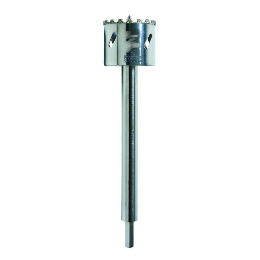 Serra Copo Starrett Diamantada 70Mm C/Haste De 150Mm