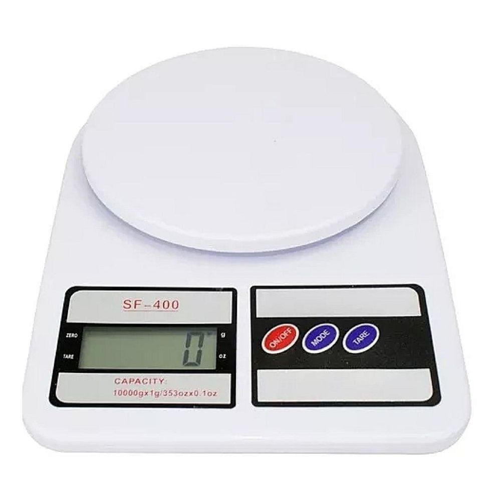 Balança De Cozinha Digital B-Max Sf400 Pesa Até 10Kg Branco