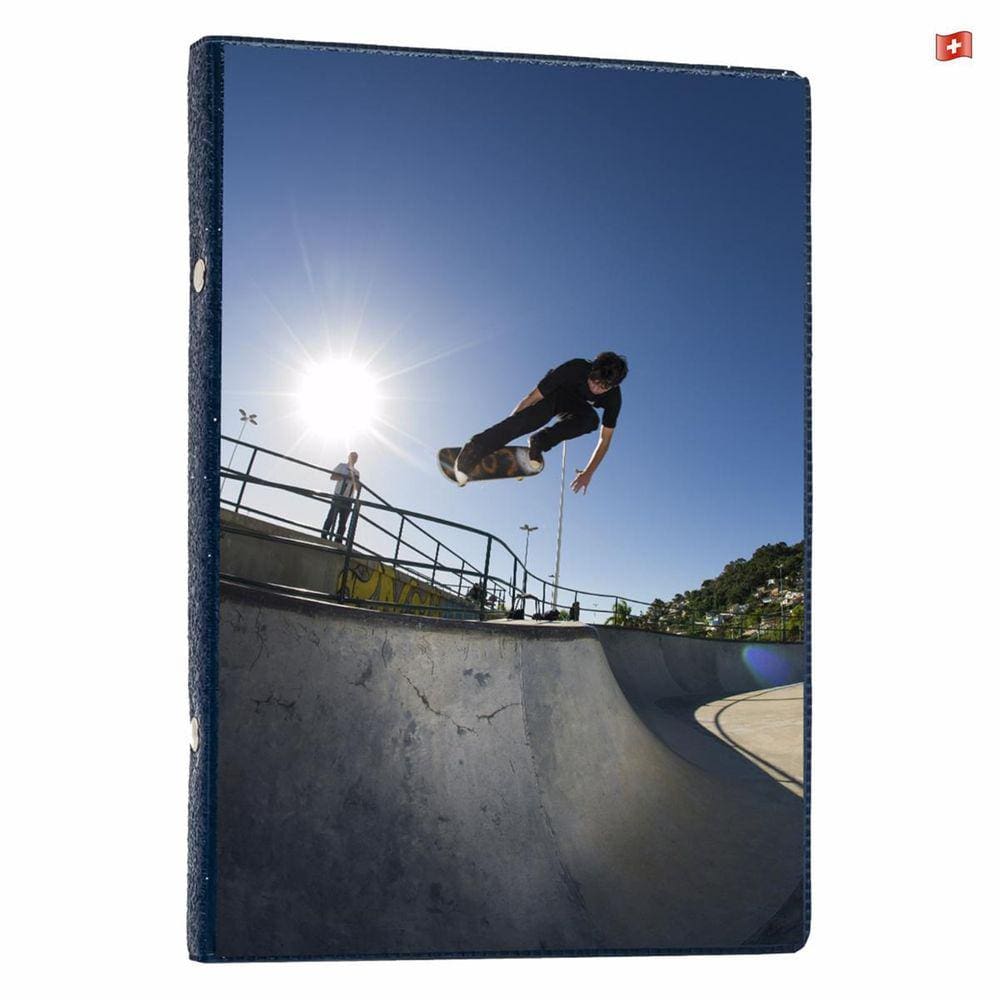 Album De Fotos 15X21/60 Glitter Azul-Marinho Menino Visor