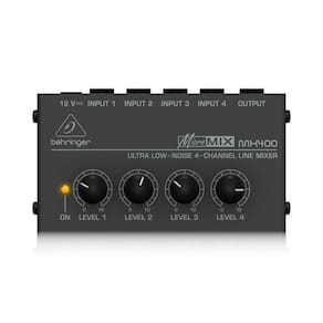 Mesa De Som/Micro Mixer 4 Canais Mx 400 - Behringer