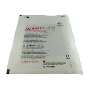 Actisorb Plus 25 10,5 X 10,5Cm Systagenix 01 Unidade