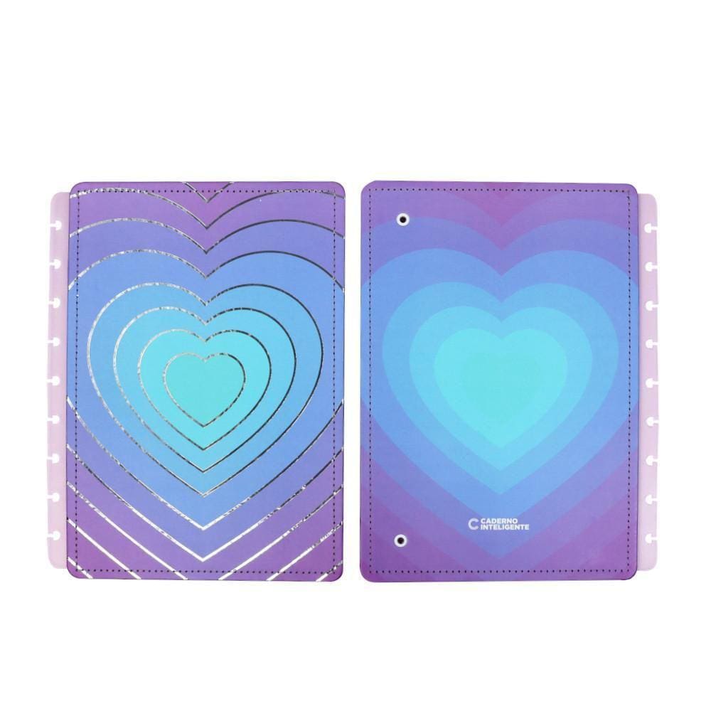Capa E Contracapa Caderno Inteligente Médio Silver Love