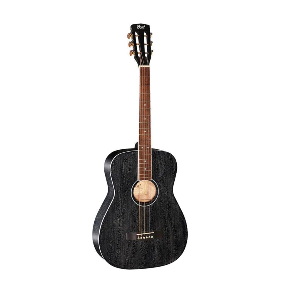 Violão Cort Af 590Mf Bop Preto Fosco Fishman