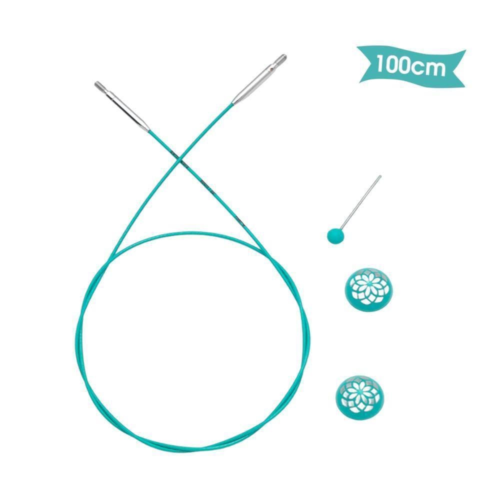 Cabo Agulha Circular Intercambiável Knitpro Mindful 100Cm