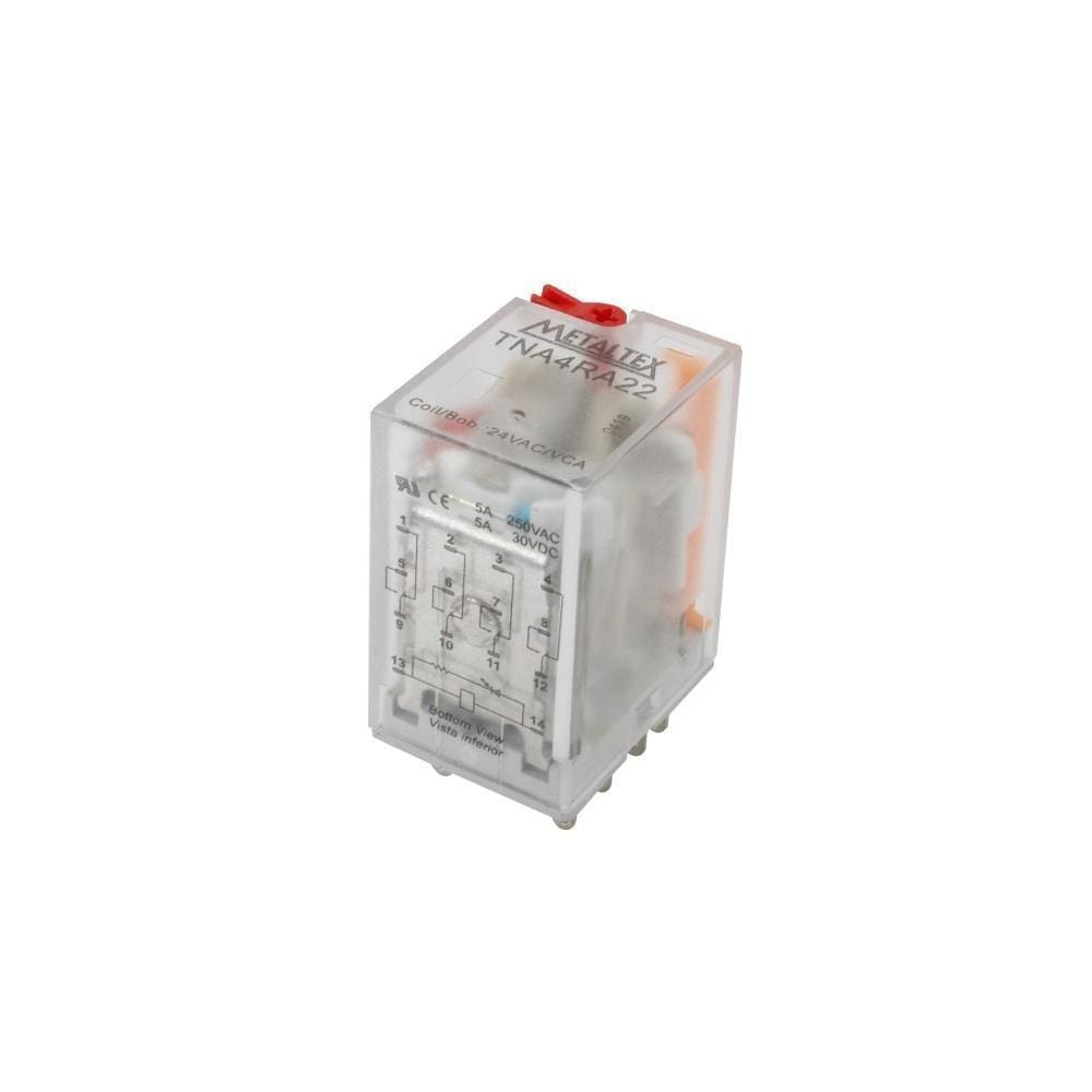 Relé Subminiatura 24V 5A 4 Reversíveis Tna - Metaltex