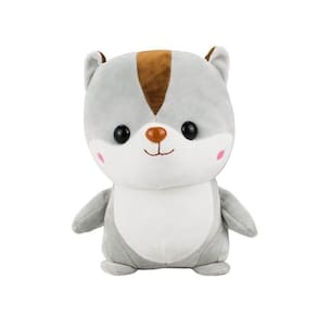 Esquilo Cinza Cartoon 24Cm - Pelúcia