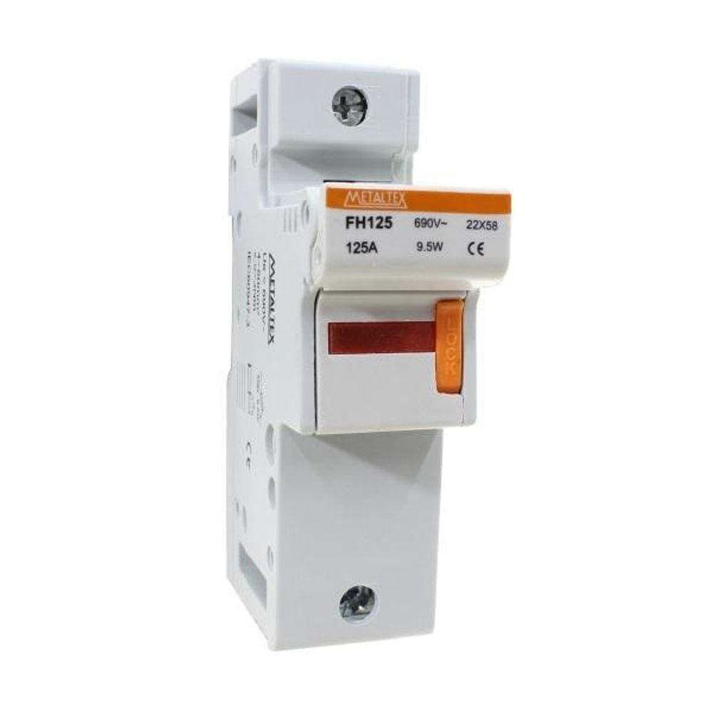 Porta Fusível 8,5X31Mm 2 Polo 20 Amperes Indicador Fusível