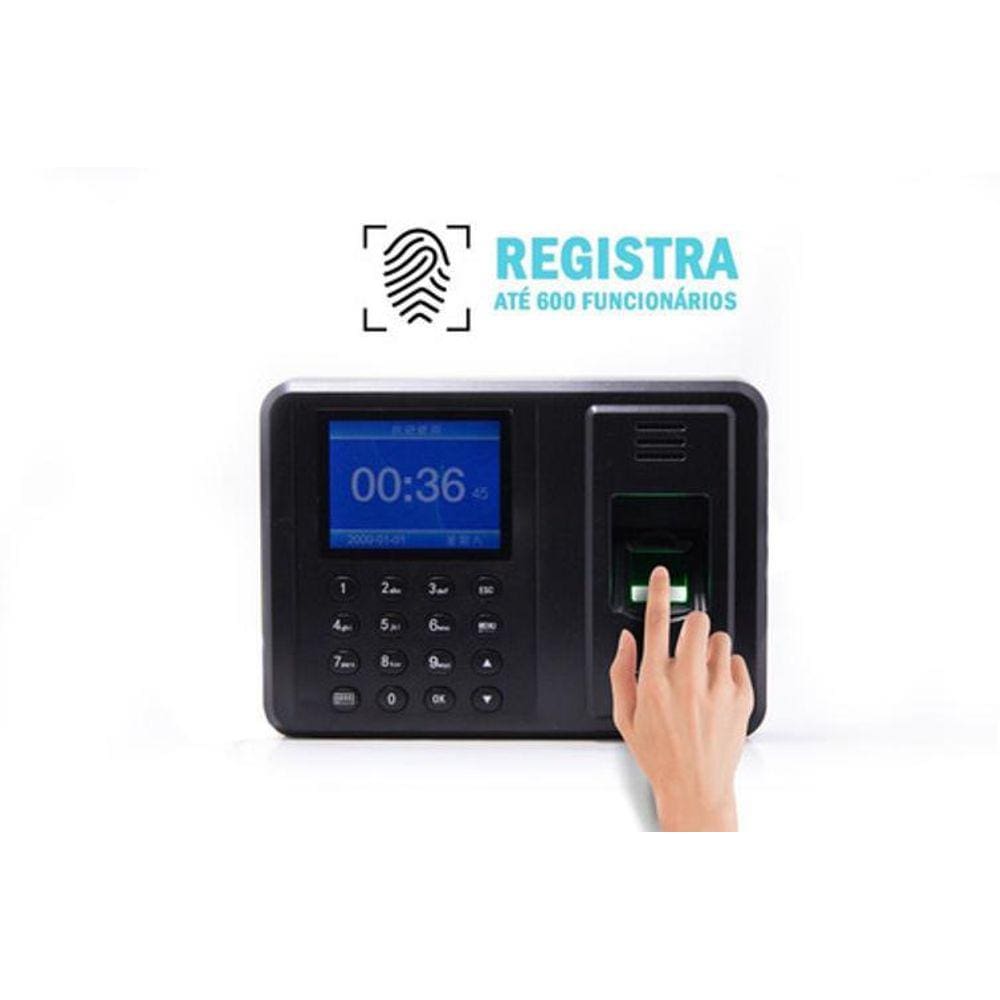 Relógio Ponto Biométrico Digital It-Blue Para Funcionários