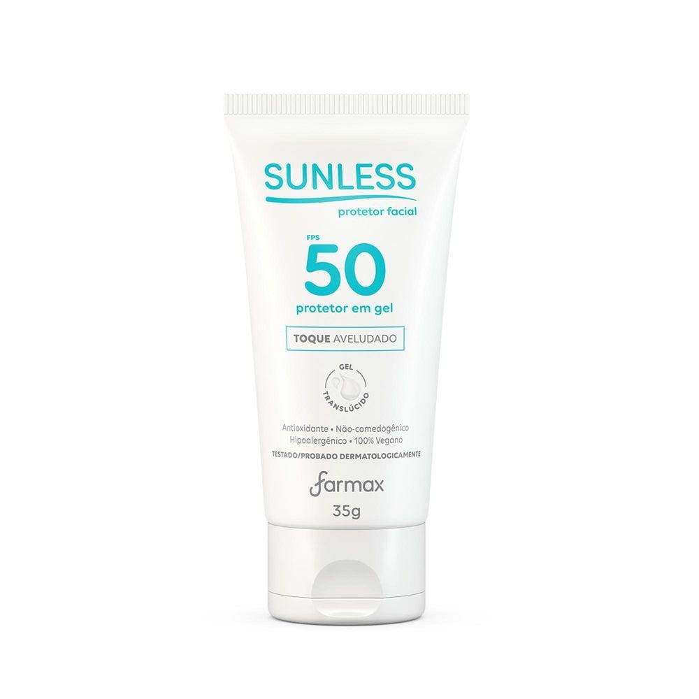 Sunless Protetor Facial Gel Translucido Fps50 35G